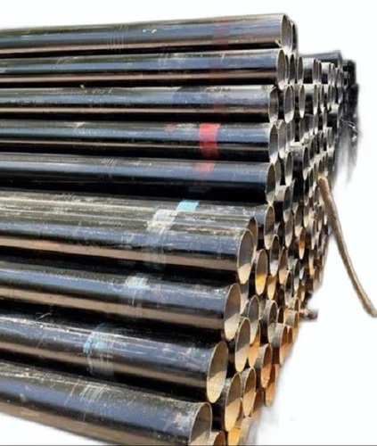 Round Mild Steel Pipes - Durable, Rust Free, High Strength | Seamless Structure Pipe, Round Section Shape