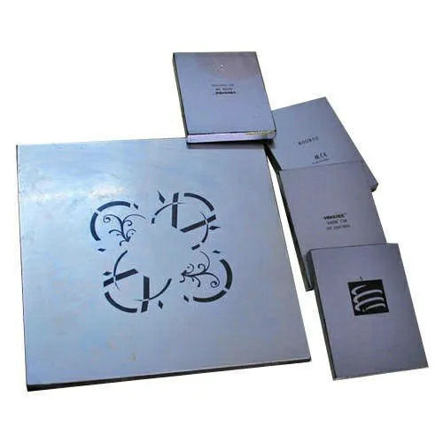 Stainless Steel Pad Printing Cliche Plate - Color: Silver