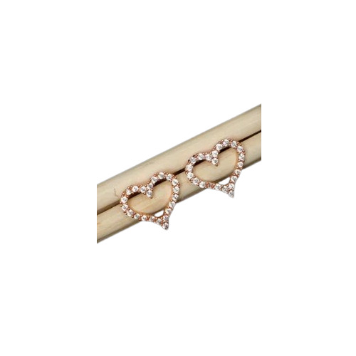 Antique Fancy Earring - Yellow Gold Stud Design Imitation Pearl Accents for Party and Wedding Occasions