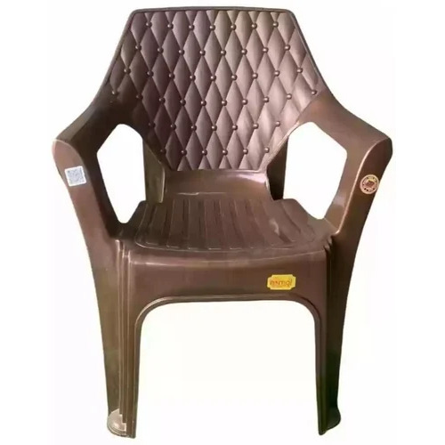 Anmol Plastic Garden Chair - Mid Back, Non Foldable, Load Capacity 150 Kg | Water Resistant, Durable, Modern Design, 1 Year Warranty