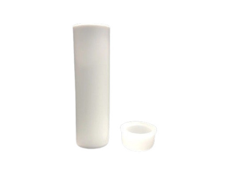 Plastic Tablet Tube - Plastic, Portable & Durable Design | White Color, Ideal for Beverage & Pharmaceutical Uses
