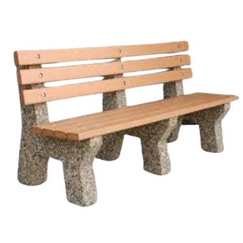 Precast Three Seater Concrete Bench - Application: Garden