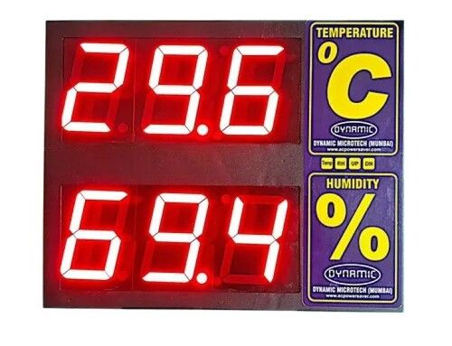 Temperature And Humidity Monitor Display