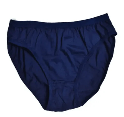 Blue Cotton Panties - Pattern: Plain