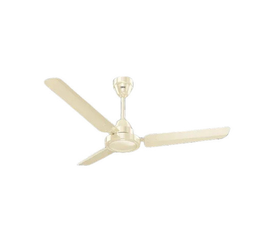 Ceiling Fan - Metal, Standard Size, Cream Color | Energy Efficient, High Air Delivery, 4-Way Airflow, Anti Dust Technology