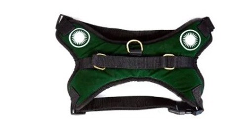 Harness For Pug - Velvet, Medium Size, Black Color | Ideal for Dogs, All Size Compatibility, Durable and Stylish Design