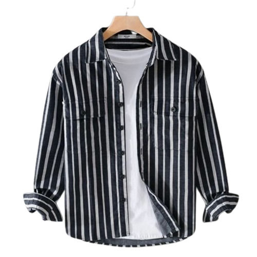 Mens Striped Shirt - Color: B