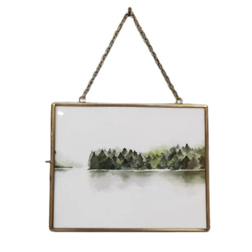 Rectangular Brass Wall Photo Frame - Shape: Rectangle