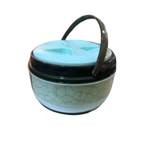 Round Casseroles - Round Shape, Attractive Design, Blue and Black Colors | Easy to Use, Elegant Look, Crack Proof, Printed and Plain Patterns, Includes Handles