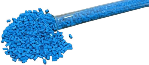 Teal Blue ABS Granules - Industrial Grade, Eco-Friendly Recycled ABS Plastic | Features: Recycled Material, Ideal for Plastic Industry Applications