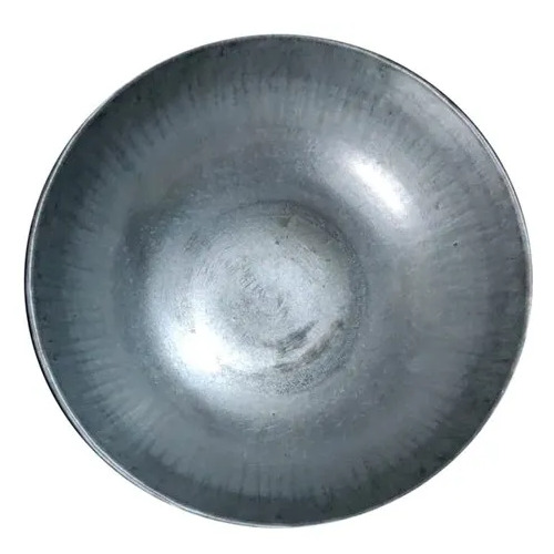 Metal Round Ghamela - Aluminium, 11 Inch Diameter, Silver Color | Perfect for Food, Water, Soup Storage and Versatile Utility