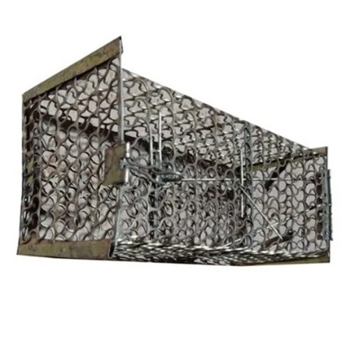 Rat Trap Cage - Mild Steel 500 g Weight Golden Rectangle Design | Ideal for Home Use