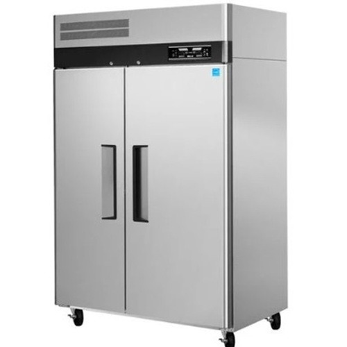 Two Door Commercial Refrigerator - Color: Silver