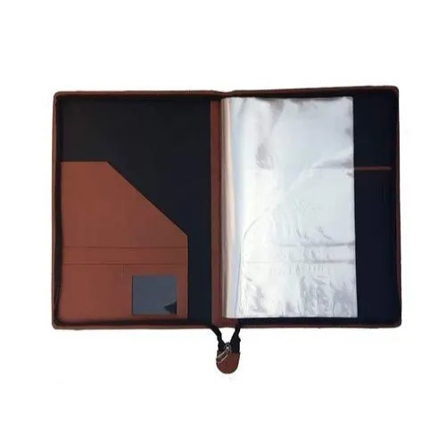 A5 Leather Document Folder - Tear Resistant Material, Spacious Design , Various Colors Available for Easy Document Carrying