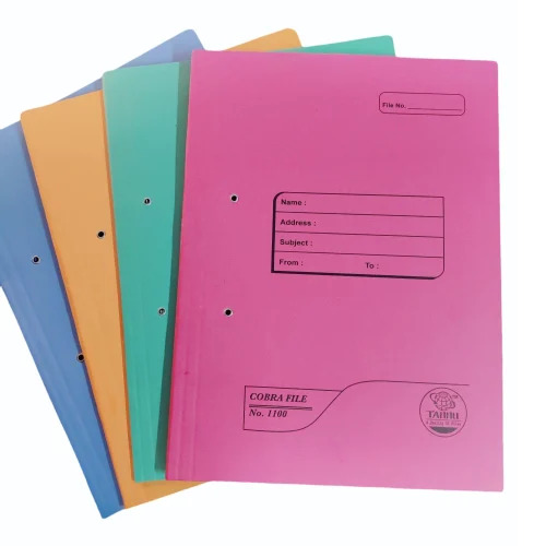 Rectangular Cardboard File For Offices - Tear Resistant Material, Various Sizes Available | Lightweight, Spacious, Easy to Clean, Timely Delivery