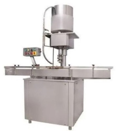 Fully Automatic Screw Capping Machine - Color: Silver