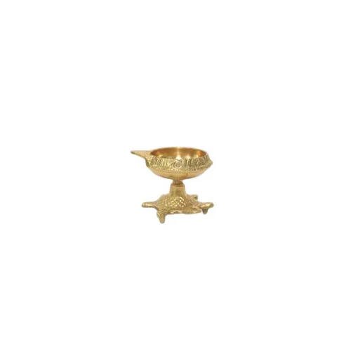 Pooja Brass Diya - Color: Golden