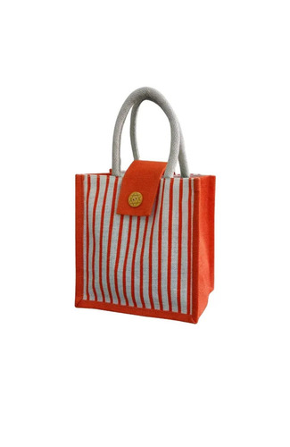Blossom Designer Jute Bag - Jute Material, Various Sizes Available, Multiple Colors | Spacious, Lightweight, Easy to Carry, Ideal for Gifts and Shopping