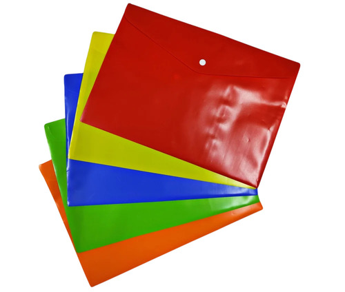 Tear Resistant Plastic Folder - Various Sizes Available | Lightweight, Easy to Carry, Spacious Design