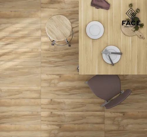 Wooden Planks Tile - Color: Cream