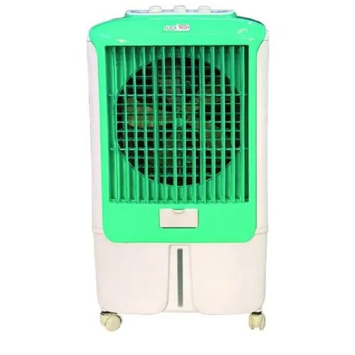 Desert Air Cooler - 65L Tank Capacity, 240V Power Consumption, Green and White Plastic, Manual Cleaning Method, Floor Standing Design, Ideal for Home and Commercial Use