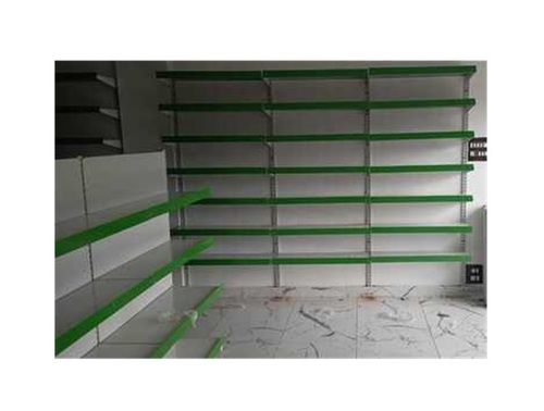 7 Shelves Supermarket Racks - Color: Green