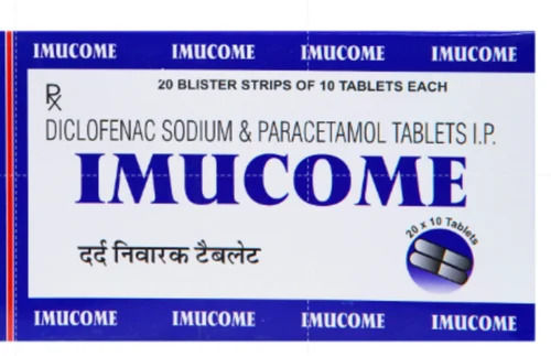 Imucome Diclofenac Sodium Paracetamol Tablets Ip