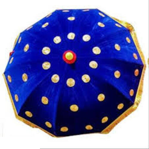 Velvet Polka Dot Wedding Umbrella - Color: Multicolor