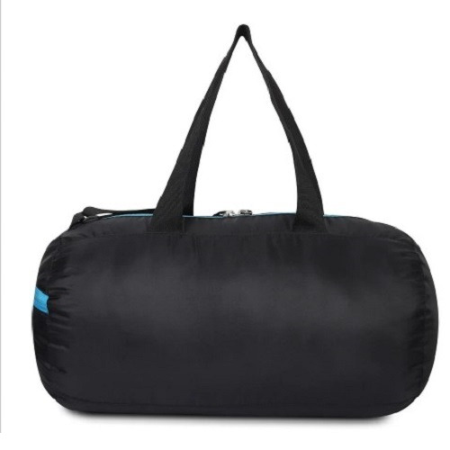 Black Nylon Gym Duffle Bag - Size: Various Sizes Are Available