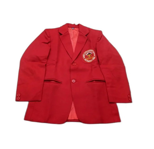 Red School Uniform Blazer - Color: Silver