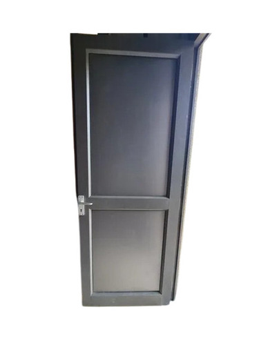 Aluminium Door - Rectangular, Standard Size, Matte Black Finish | Heavy-Duty, Easy to Install, Higher Resistance to Water and Corrosion