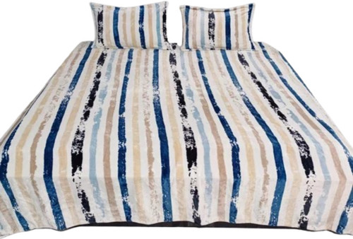 Amvi Flannel Boston Warm Bed Sheet - Color: Multicolor