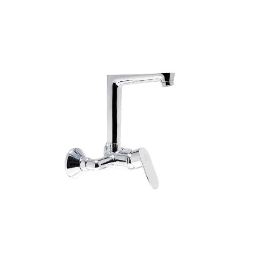 Ivano Brass Kitchen Sink Mixer - Color: Silver