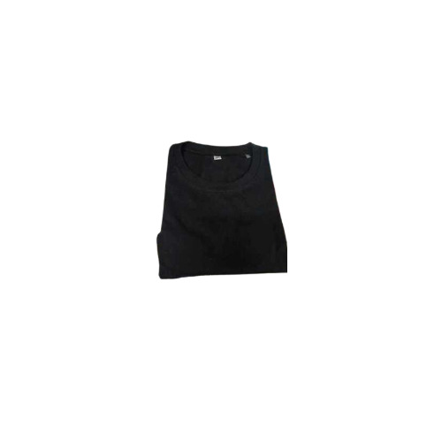 Mens O Neck T-Shirt - Color: Black