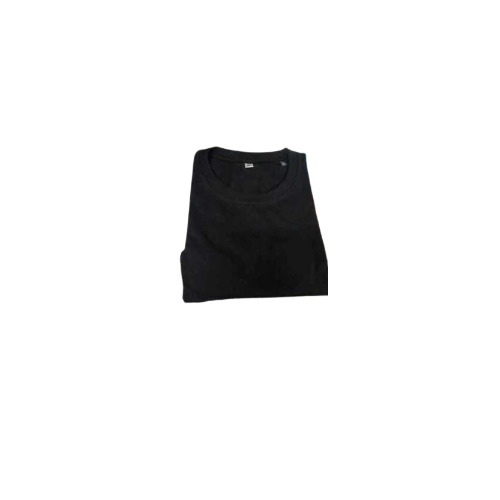 Mens Round Neck T-Shirt - Color: Black