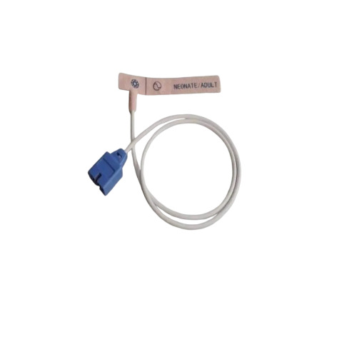 Disposable Neonate SP02 Sensor - Plastic, Sterile Single-Use Design | Soft, Hypoallergenic, Latex-Free, Accurate Oxygen Readings, Lightweight, Transparent Peach Color