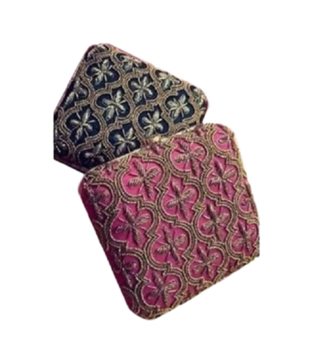 Ladies Designer Clutch - Spacious Square Design, Versatile Colors & Sizes | Easy to Carry, Perfect for Gifting, Quality Tested