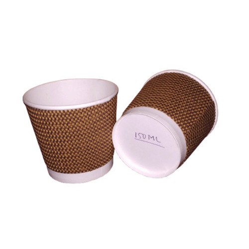 Paper Cups - 150ml, Brown | Eco-Friendly, Lightweight, Leak-Resistant, Disposable for Tea, Ideal for Restaurants and Parties