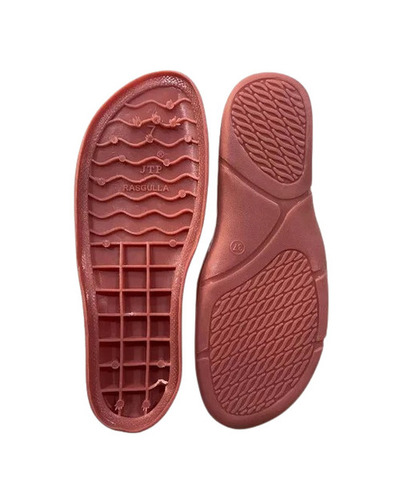 PVC Shoe Sole - Lightweight, Durable, Hard, Maroon | Slip-Resistant, Washable, Comfortable