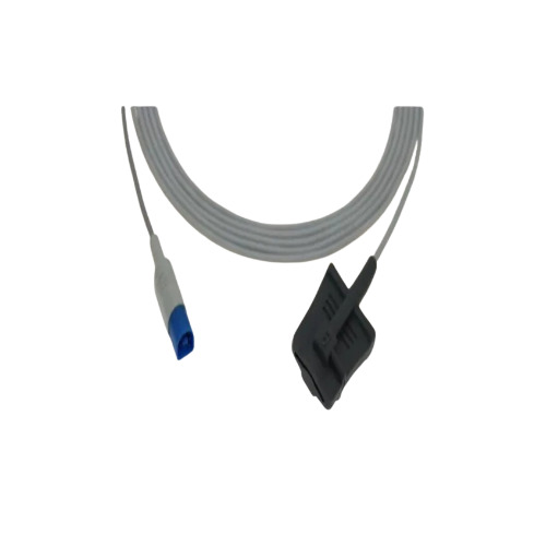 Adult Soft Tip Sensor - PVC Material, Grey Color | Enhanced Patient Comfort, Non-Invasive and Accurate Readings, Reusable and Durable Design, Lightweight and Portable for Long-Term Monitoring