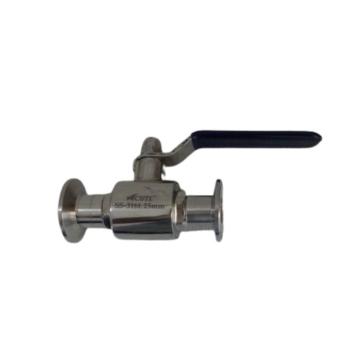 Stainless Steel Ball Valve - Customized Size, Silver Color | Durable, Fine Finished, Perfect for Industrial Water Applications