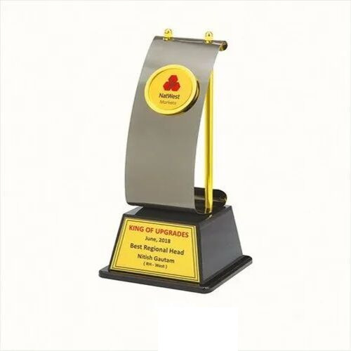 Customized Trophies - Premium Wood & Brass, Polished Finish with Attractive Designs in All Sizes