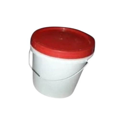 HDPE Bucket - Rigid Material, Various Sizes, White Color | Leak Resistant, Lightweight, Quality Tested, True Value for Money
