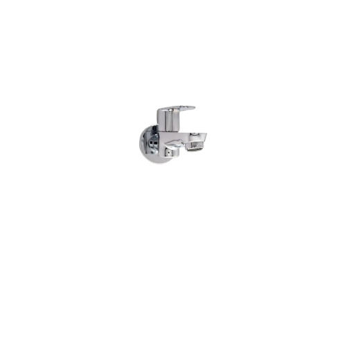 Ivano Bib Cock Brass Tap Chrome Finish With Brass Flange - Color: Silver