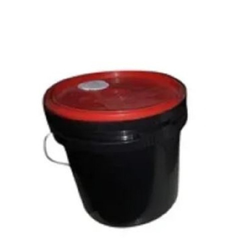 Round Shape HDPE Bucket - Rigid Plastic, Available in Various Sizes, Black Color | Lightweight, Leak Resistant, True Value Product