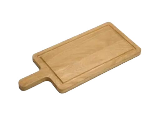 Handmade Mango Wood Serving Platter - 15"x7" Inch, Brown and White | Sturdy Build, Lightweight Design, Eco-Friendly, Water Resistant, Easy to Clean, Scratch Resistant