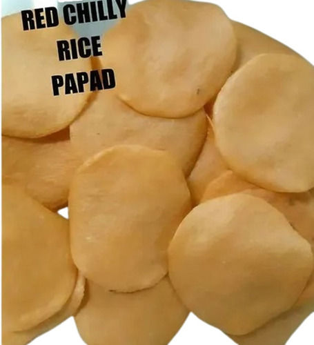 Red Chilli Rice Papad - Color: Yello