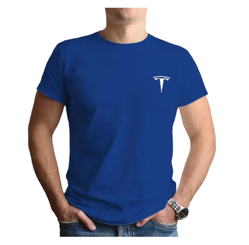 Casual T-Shirts - Cotton, Regular Fit, Available in Sizes S-XXXL, Blue | Breathable, Lightweight, Quick Dry, Fade and Wrinkle Resistant