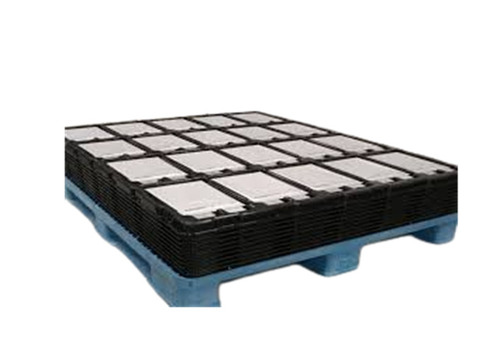 Vacuum Formed Tray - Plastic, Standard Size, Black Color - Higher Resistance to Cracks and Water, Ideal for Industrial Packaging