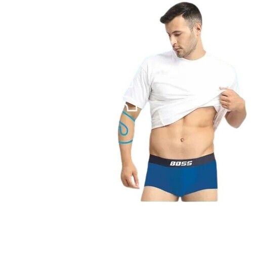 Mens Cotton Boxer - Color: Blue